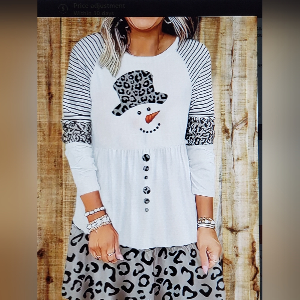 Plus Size Snowman Dress